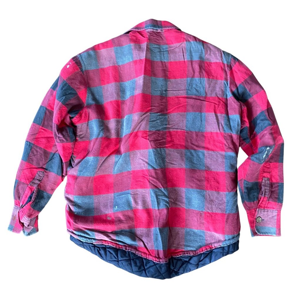 Distressed Flannel Jacket - Picture 2 of 3